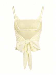 Vaiaye Women's Sexy Lace Camisole Top, Waist Fitted, Spring & Summer