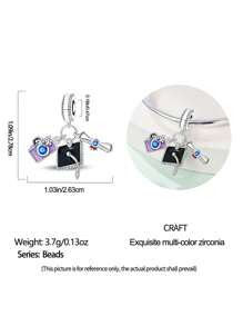 STYFNE 1 Set de Colgantes Conmemorativos de Ceremonia de Graduación: Colgante de Gorila, Colgante de Bulldog, Colgante de Calavera, Suministros de Pulsera con Cuentas para Hacer Joyería DIY, Pequeños Regalos Diarios Hechos a Mano para Mujeres