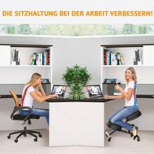 Sedia ergonomica per inginocchiarsi, più spessa e migliorata, sgabello per ginocchia regolabile, sedia per la correzione della postura, sedia ortopedica per inginocchiarsi, per casa e ufficio