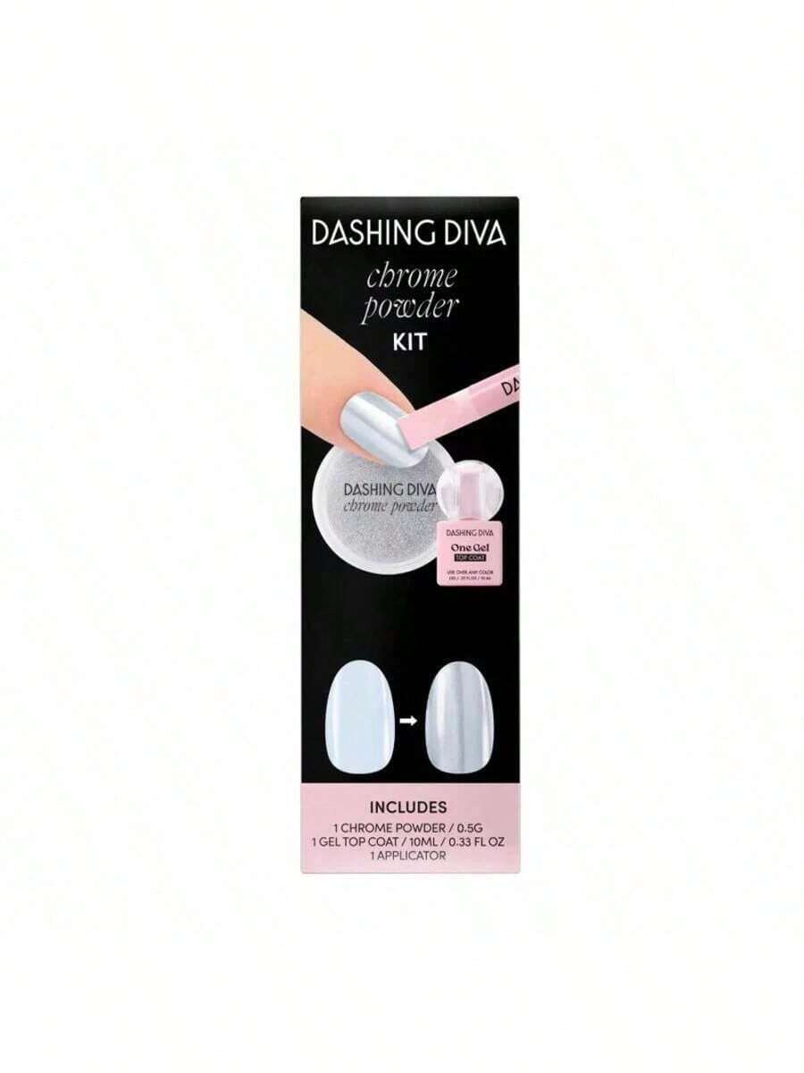 Kit de polvo Dashing Diva - 3 unidades - Cromo plateado - Ver 1