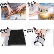 nerd hunters Mata Do Puzzli 500–1500 Elementów – Zestaw Do Zwijania I Przechowywania Puzzli - Black - View 2