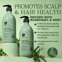 Luseta Color Brightening Purple Shampoo And Conditioner Travel Kit For Blonde And Gray Hair -Infused With Cocos Nucifera Oil To Help Nourish, Moisturize And Condition Hair, 2x1.01oz - Rosemary - View 2