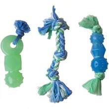 Outward Hound Cutie  Hedgehog Dental Dog Chew Toy, Blue - Dentachew 3 gói - Xem 9