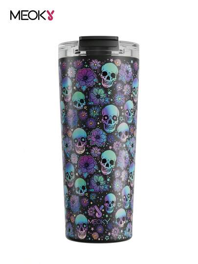 24oz Travel Coffee Mug With Leak-Proof Lid, Stainless Steel Insulated Coffee Tumbler, Vacuum Insulated Water Bottle, Insulated Cup, Keeps Hot For 8 Hours Or Cold For 24 Hours, Fits In Car Cup Holder