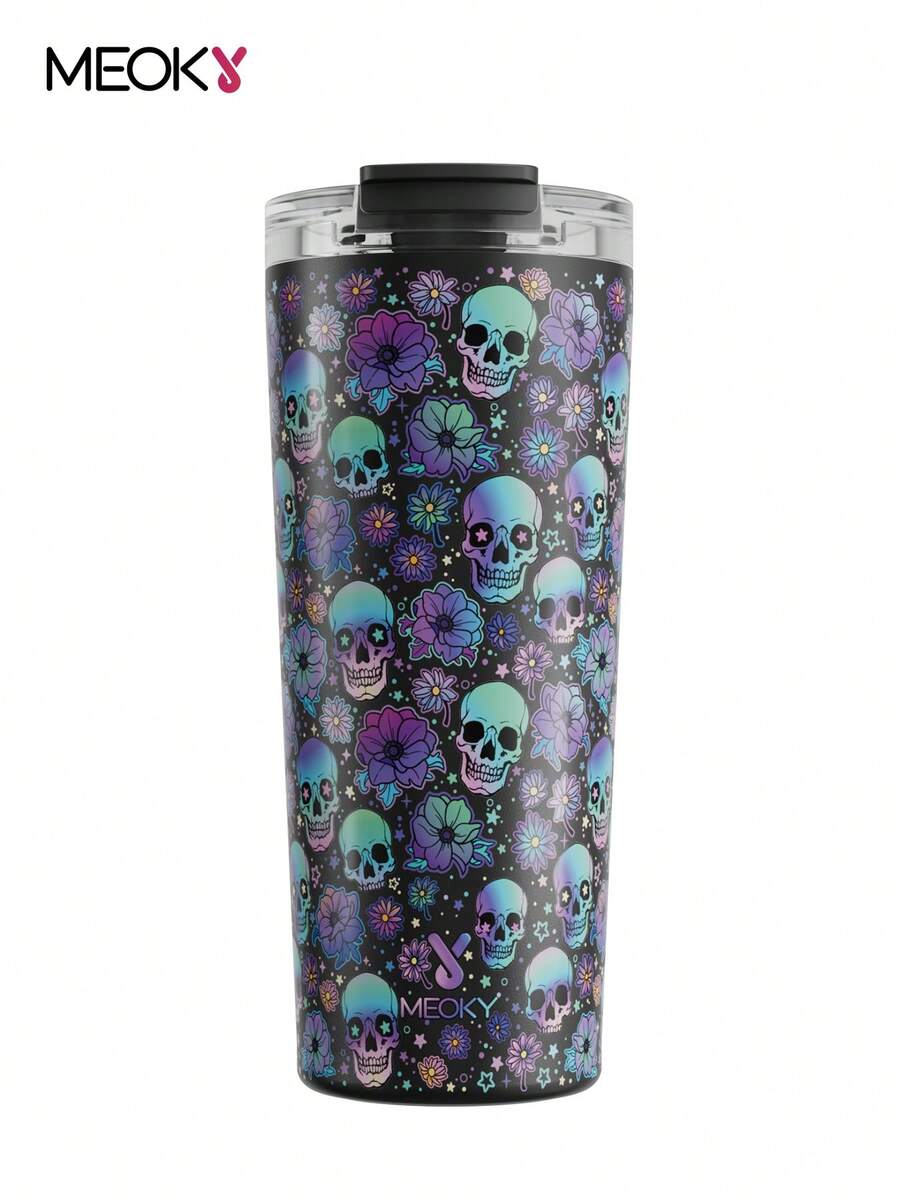 24oz Travel Coffee Mug With Leak-Proof Lid, Stainless Steel Insulated Coffee Tumbler, Vacuum Insulated Water Bottle, Insulated Cup, Keeps Hot For 8 Hours Or Cold For 24 Hours, Fits In Car Cup Holder