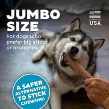 Outward Hound By  Dogwood Durable Dog Chew, Large - Long Lasting Chew Stick Made With Real Wood - USA Made, L - Medium - 查看 4