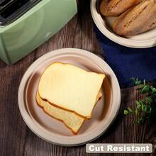 50pcs 6/8 Inch Thick Plates, Sugarcane Fiber Paper Plates, Cake Dessert Plates, Barbeque Plates For Home Kitchen Restaurant Picnic Camping Party, Party Supplies, Tableware - Multicolor - View 5