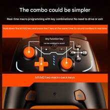 Lenovo Gaming Controller S04 | Hall Magnetic Trigger + 1000Hz Ultra-Low Latency | Triple-Mode Wireless | Ergonomic Dual Shock Immersive Experience