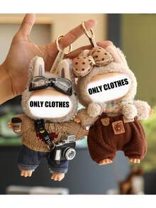 Dress Up Your Dolls!Doll Clothes Set (With Accessories Pictured) Vinyl Doll Clothes Set Cloth Pendant Clothing Accessories, Clothing Accessories For Generation 1/2 Blind Boxes, Cloth With Seating And Standing Series (No Doll) Gifts Birthday Graduation,Keychain Doll Accessories,Applicable Blind Box Dolls,Summer - Multicolor - View 5