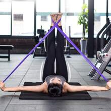 5 Pieces Of Yoga Exercise And Fitness Set. Pilates Ring, Foot Pedal Resistance Band, Skipping Rope, Resistance Sheet, 25cm Yoga Fitness Ball, Suitable For Both Men And Women's Fitness Training AIDS
