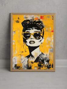 Audrey Yellow Decorative Frames – Ideal Frame For Living Room, - Mocha Brown - View 3