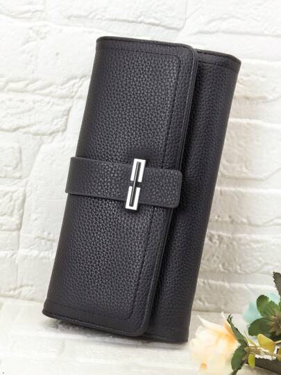 新款女士软 PU 皮革长款钱包，带手机隔层，时尚休闲，大容量，多功能手提包，钱包收纳包，适合节日礼物，女士钱包，钱包