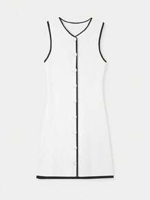 Frühlings- und Sommer-Neuheit für Frauen: Pulloverkleid, einfacher und lässiger Urlaubsstil, Strickkleid, College-Stil Abschlussballkleider Neujahr