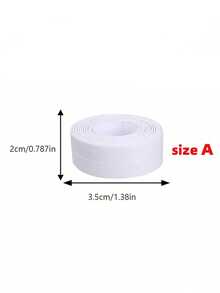 1 Roll Waterproof Toilet Caulk Strip - Self-Adhesive Sealing Tape For Kitchen And Bathroom - Waterproofing Solution To Avoid Wetness, Beautiful Seam Stickers For Workshops, Easy To Clean And Mildew-Resistant Bathroom Accessories Bathroom Tools - White - View 11