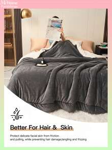 1 件超柔软双层牛奶绒和羔羊毛法兰绒珊瑚绒毛毯，适用于沙发、办公室、卧室、旅行和露营，可机洗，多季节，适合男孩/女孩