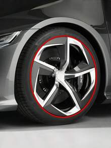 8m/26ft Wheel Rim Protector And Decorative Strip - Self-Adhesive Anti-Scratch And Impact-Resistant Tire Rim Edge Protector, Designed To Protect Rims From Curbs And Daily Wear, Easy DIY Installation, Strong Adhesive, Fits All Sizes, Multiple Colors Available, Upgrade Vehicle Appearance, Rim Anti-Scratch Decorative Sticker Modification - Multicolor - View 5