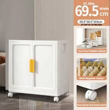 1/2/3/4/5 Layer Collapsible Wardrobe Closet, Adult Bedroom Storage Cabinet, Easy Assembly Garment Organizer Wardrobe - Multicolor - View 16