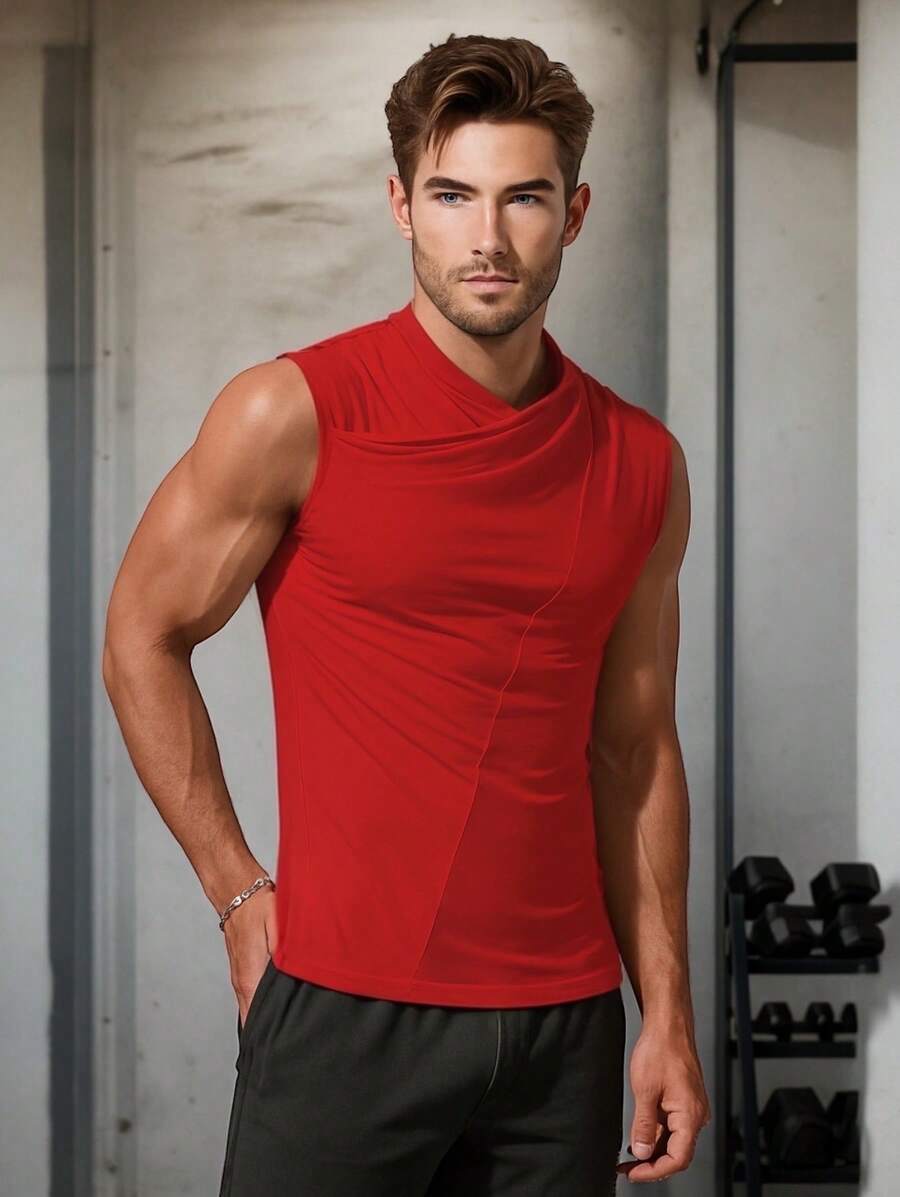 Men Shirts - Red - View 1
