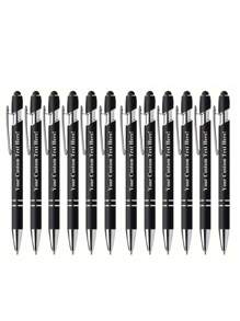 1/3/6/12/24pcs Customized Copywriting Inspirational Pen Ballpoint Pen Teacher Colleagues School Office Supplies Black Ink Inspirational Graduation Gift Father's Day, Easter, Graduation Season, Wedding,Back To School,School Supplies