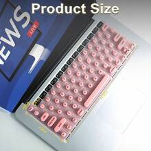 Keyboard Cover For Long Nails, 3D Raised Silicone Keyboard Cover Laptop Typing, Long Nails Art Keyboard-Cover, Compatible With Mac-Book Pro/Air 13"/14"/15"/16" 2021-2024, Pink/Green - ANSI Layout (US Version) - View 7