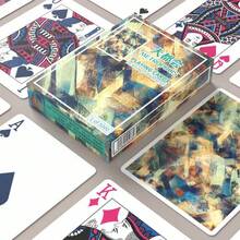 YFOPEN DIY 扑克牌，每副 54 张，纸牌游戏，非常适合家庭娱乐和下午茶派对。万圣节礼物，圣诞节礼物 - 彩色 - 查看 17