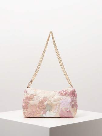 亮片单肩包，新娘派对和舞会配饰，女士闪亮亮片包，优雅婚礼用品，随机图案闪亮舞会手包