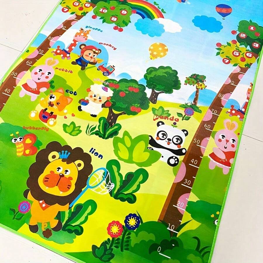 1pc 180x120cmx0.3cm Double-Sided Living Room Baby Crawling Mat Baby Moisture-Proof Crawling Mat Home Foam Floor Mat Outdoor Picnic Mat