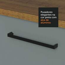 Kit Amario de Cocina 200cm Glamy Madesa Color Marrón y Gris - Marrón y Gris - Ver 7