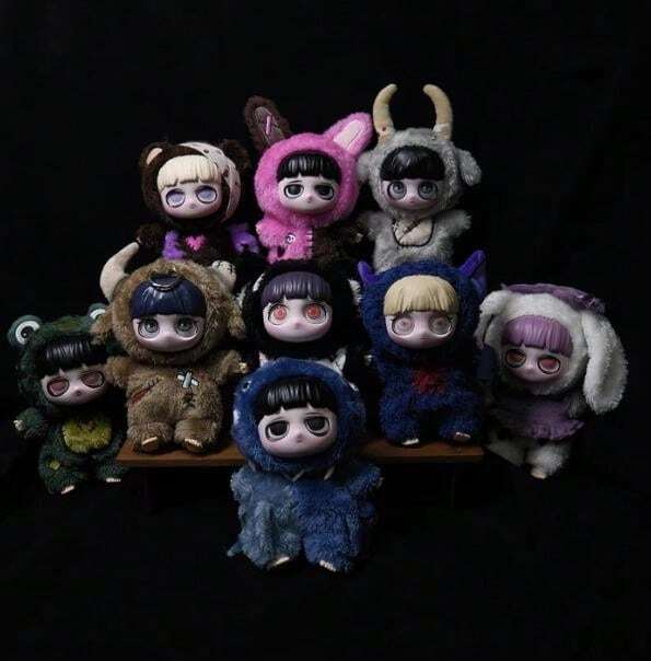 Miniso Caja ciega de peluches de la serie Kiki Night Elves