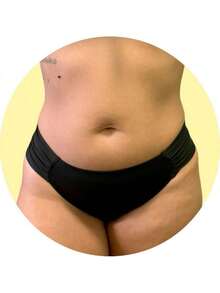 Beautiful Bombom Bikini Panties For Women, Loose Butterfly On The Side, Wide Plus Size, UV+50 Protection - XANH TRỜI - Xem 2