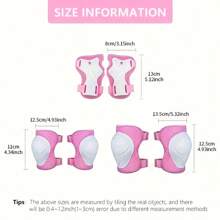 ZhuiWei 6pcs Knee Pads, Hand Guards, Elbow Pads Set, ,Lightweight And Comfortable To Wear - Breathable - Suitable For Riding, Skating, Skateboards