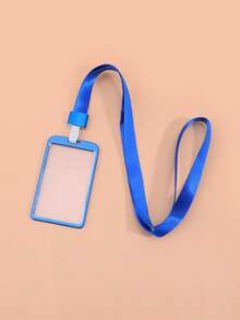 1 件带挂绳的办公卡盒，学校用品，返校 - 金色 - 查看 16