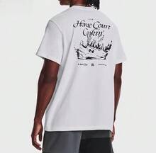 Under Armour Camiseta suave de manga corta casual de baloncesto para hombres Curry - Blanco - Ver 3