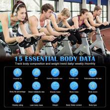 SOKANY Bilancia digitale intelligente da bagno, a batteria, senza fili, non ricaricabile, con monitoraggio del grasso corporeo per uso domestico, adatta per donne e uomini