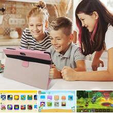 Máy tính bảng trẻ em 7 inch, RAM 4GB + ROM 64GB, bộ xử lý lõi tứ 1.3GHz, hệ điều hành Android 13, chip MTK8321, màn hình IPS HD 1280x800, camera kép 2MP+5MP, pin 4000mAh, WiFi, chức năng kiểm soát của phụ huynh và trò chơi giáo dục, chất liệu nhựa ABS + silicon (Bao gồm: Hộp đựng, cáp dữ liệu, sách hướng dẫn, bộ chuyển đổi OTG, đầu đọc thẻ) - Nhiều màu - Xem 8