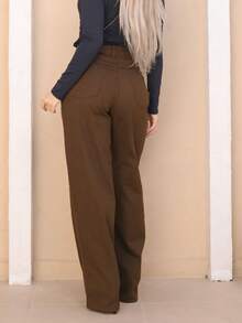 Wide Leg Atomica Collors - Rust Brown - View 3