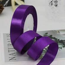 Rainbow Ribbon Solid Series 10 Colors Double Sided Satin Ribbon Used For Gift Packaging, Happy Birthday Party Decoration, Wedding Decoration, And Bouquet Decoration