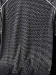 High-End Breathable Quick-Dry Casual Sports Outdoor Running Short Sleeve T-Shirt For Men, Mesh Fabric, Summer Lightweight