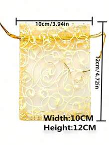 25/50/100PCS Eyelash Gauze Bags, Gift Packaging Bags, Gift Bags, Home And Daily Necessities, Festival And Party Supplies, Wedding Supplies, Gift Decoration Packaging, Nylon Bags, Jewelry And Accessory Packaging, Gift Hanging Bags, Beauty Bags, Skin Care Bags,