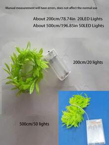 1 颗树形 LED 氛围灯非常适合圣诞节、庭院、婚礼、卧室和门廊装饰（不含电池）、圣诞礼物、假日办公室、卧室、酒店、派对、餐厅装饰、假植物 - 綠色 - 查看 7