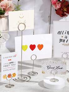 12 Giá đỡ số bàn bằng bạc, 3 kích cỡ 5cm/8,5cm/22cm Giá đỡ ảnh để bàn có đế chống trượt, thích hợp cho đám cưới, tiệc tùng, bàn ăn, khung ảnh, ghi chú, tiệc sinh nhật hoặc tiệc chiêu đãi khác - Bạc - Xem 5