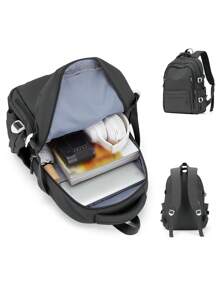 Mochila leve para laptop e viagem escolar, mochila universitária fofa e durável, mochila casual para meninos e meninas, mochila portátil de grande capacidade para atividades ao ar livre, viagens, caminhadas e escola. Versões novas e antigas são enviadas aleatoriamente.