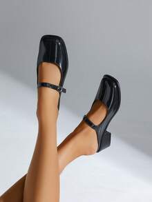 Zapatos planos de mujer con brillo 2025, suela suave y flexible, nuevos zuecos de punta puntiaguda tipo slip-on con diseño elegante de lazo, hebilla metálica individual, aptos para citas, formal, viajes, todas las estaciones