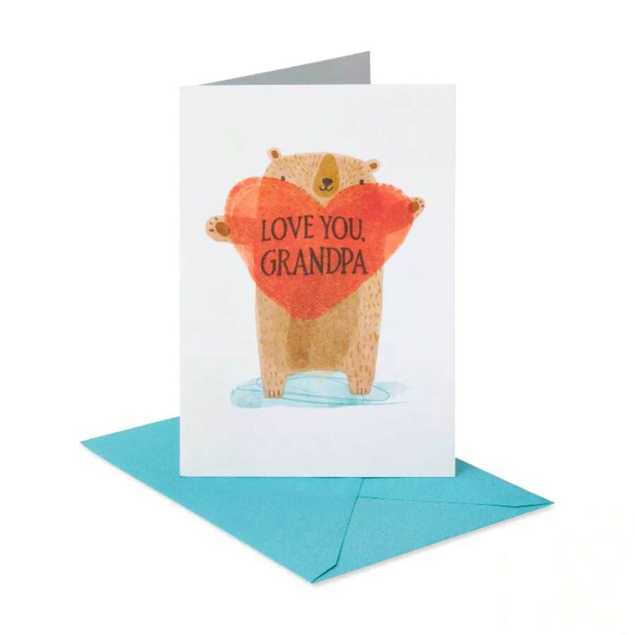 Carlton Cards Father's Day Card Love You Grandpa - 1 - View 1