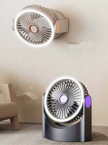 Small Desk Fan, Table Top Electric Fan With Powerful Airflow, Super Quiet Operation, Mini Portable Design For Office, Dormitory, Bedside, Long Lasting Battery Life, Cooling Accessory