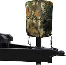 BougeRV RV Electric Tongue Jack Cover With D Rings, 600D Universal Trailer Jack Protective Black Cover For Outside RV Parts RV Accessories - Bright Camo - 查看 1