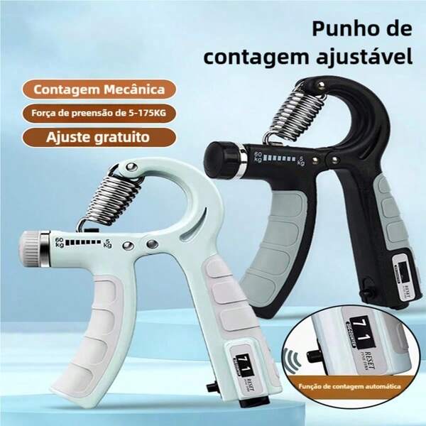 Aderência de mão Hand grip 5-60KG Exercite a força do antebraço e dos dedos
