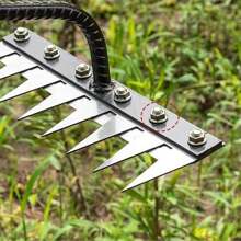 1pc Thickened Multi-Function Garden With Teeth - Weeding, Soil Tilling, Detachable Rake Head