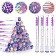 20pcs/Set Disposable Eyelash Brush, Eyelash Comb, Diamond Eyelash Brush, Eyelash Curler, Makeup Tools, Eyelash Extension Kit (Include Tube Eyelash Comb) - Multicolor - View 7