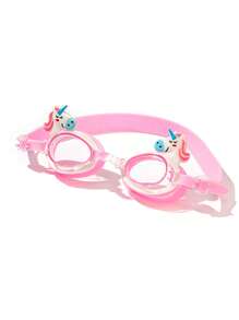 1pc Kids Cute Crab Swimming Goggles, Unicorn, Frog Design Waterproof Swim Goggles, Eye Protection